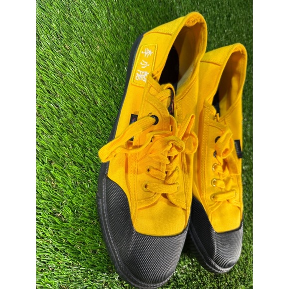 Feiyue Bruce Lee Yellow Canvas Shoes Men US 13 UK 12 EUR 46 - Picture 2 of 6